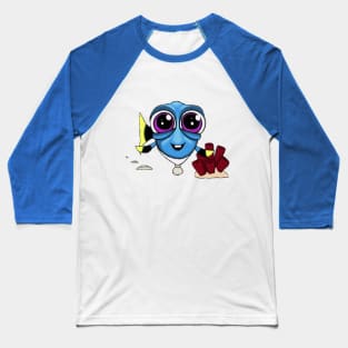 A-Dory-ble Fish with Shell Necklace Baseball T-Shirt